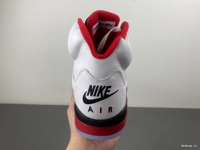 Red Jordan Tongue 5 Retro (2025) Black Fire 0311